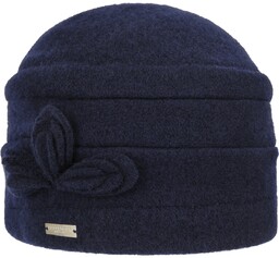 Czapka z Sukna Welnianego Classic Uni by Seeberger, ciemnoniebieski, One Size