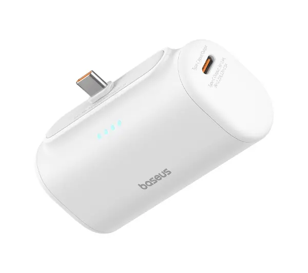 Baseus Compact IP 5000mAh 20W Lightning Biały