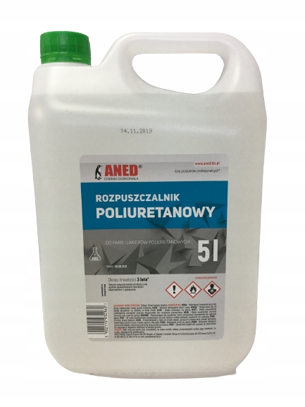 Rozpuszczalnik poliuretanowy 5 ltr do lakierów