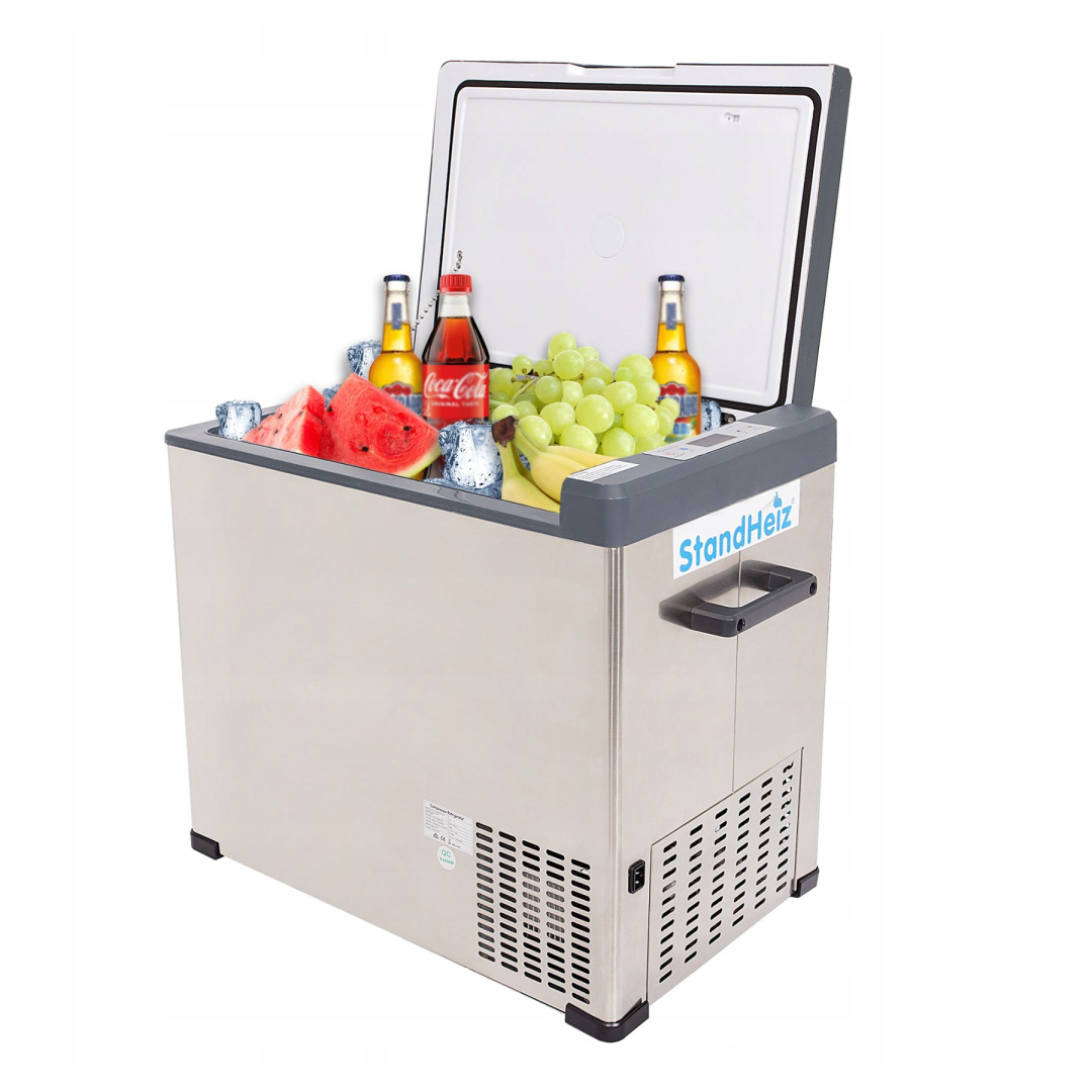Lodówka Turystyczna Przenośna Kompresorowa 50L Kamper 12V24V 230V Standheiz