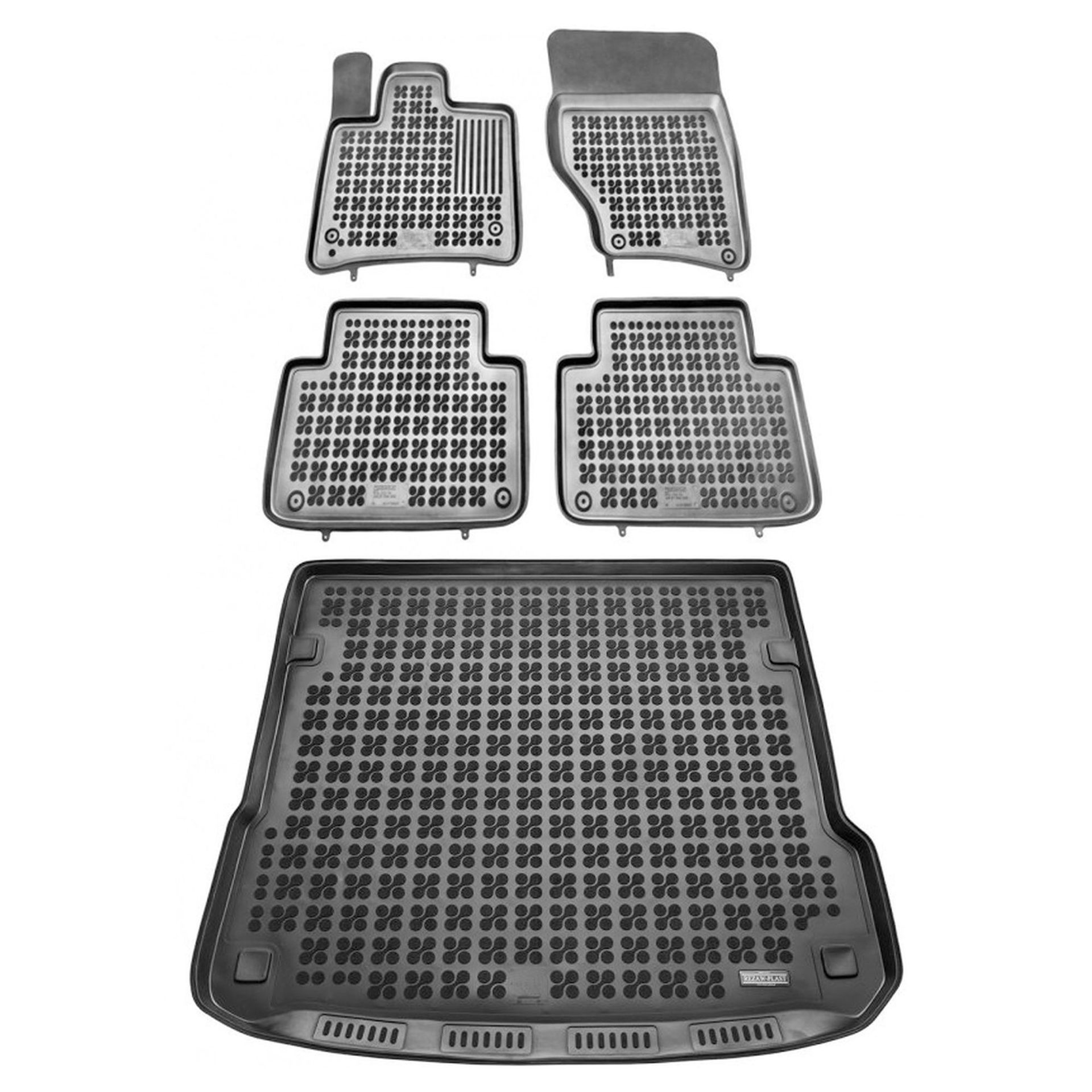 Gumowy zestaw dywaniki i mata Audi Q7 I 2005-2015 5 osobowy