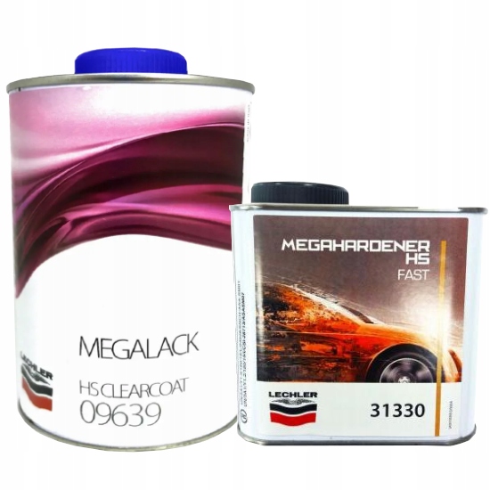 Lechler Megalack Hs Lakier 1L Utw 0,5L Fast