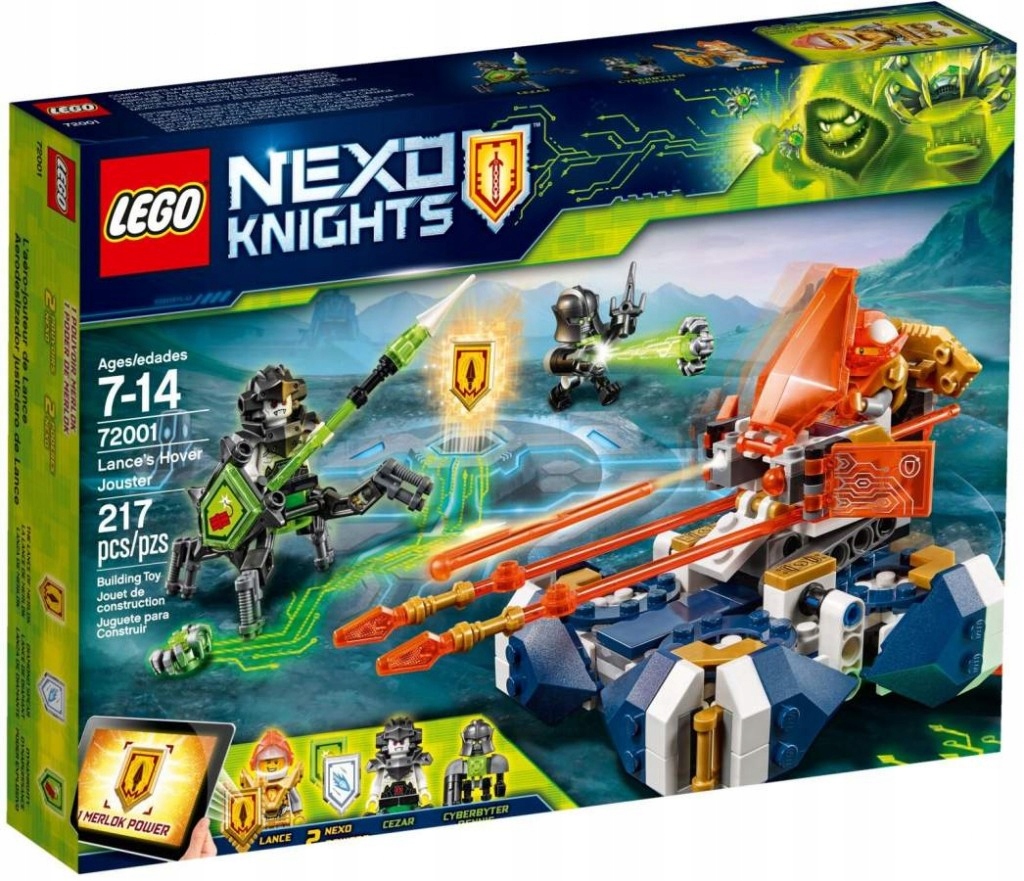 Lego 72001 Nexo Knights Bojowy poduszkowiec Lance
