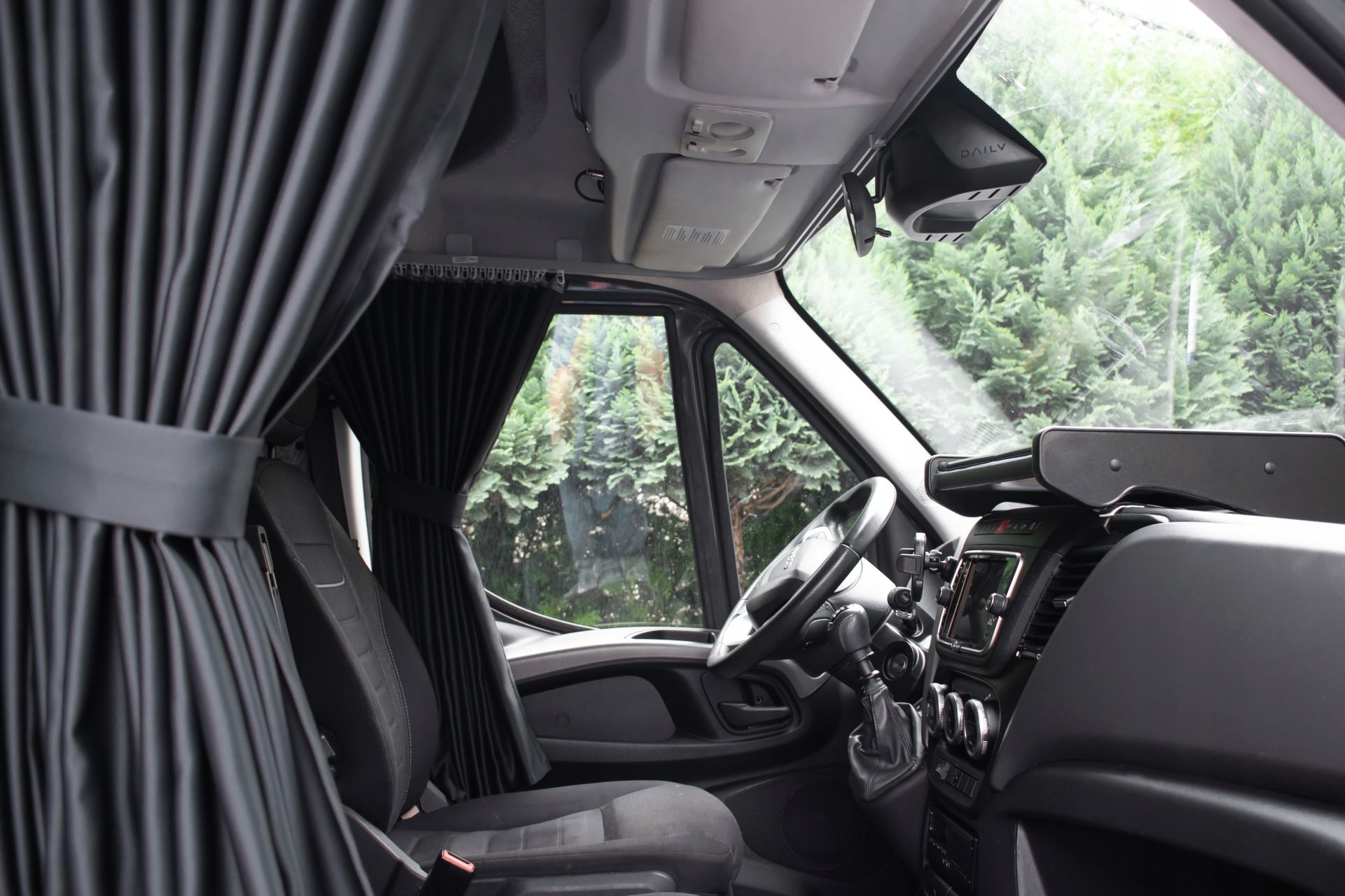 Zasłony Firany Renault Master szyna prowadnica Bus