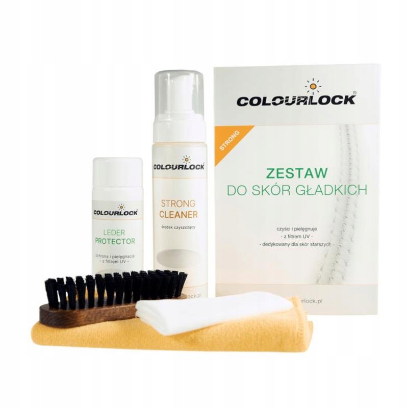 Colourlock Zestaw do skór gładkich Strong do czyszczenia i pielęgnacji