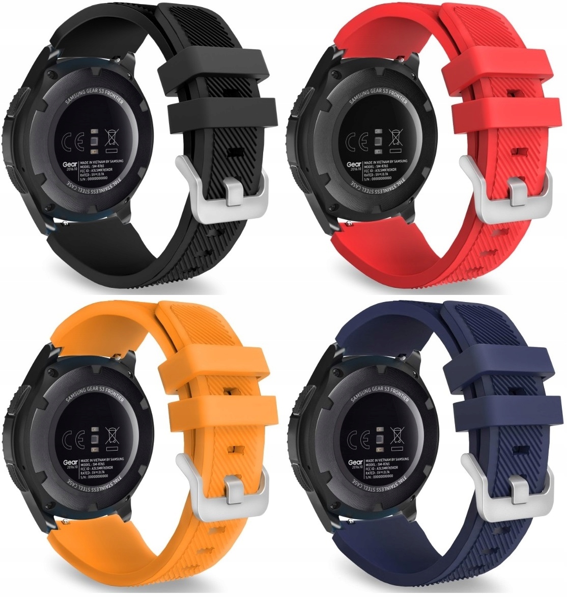 4X Pasek Opaska Do Samsung Galaxy Watch 46MM Classic 3 45MM Samsung Gear S3