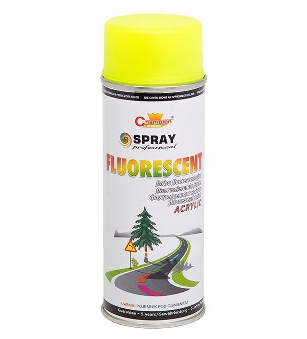 Lakier Spray Fluores 400ML Żółty