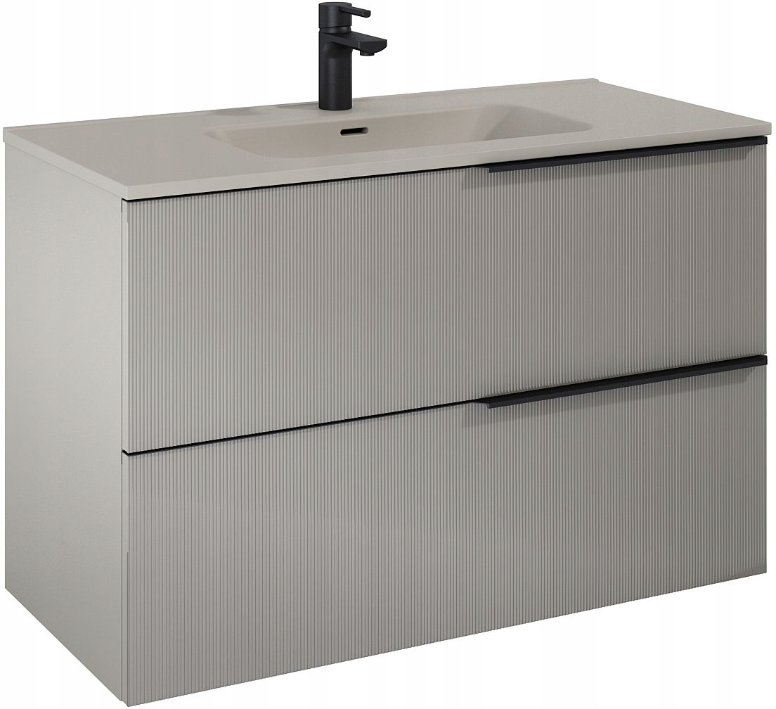 Szafka Pod Umywalke 100 CM Wisząca Fume Mat Elita