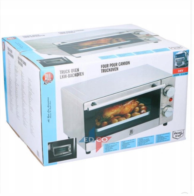 Piekarnik Do Ciężarówek 300W 24VL Mikrofalówka Tir