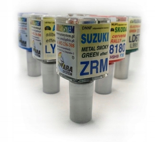 Zaprawka z pędzelkiem Ara System 10 ml Każdy Kolor