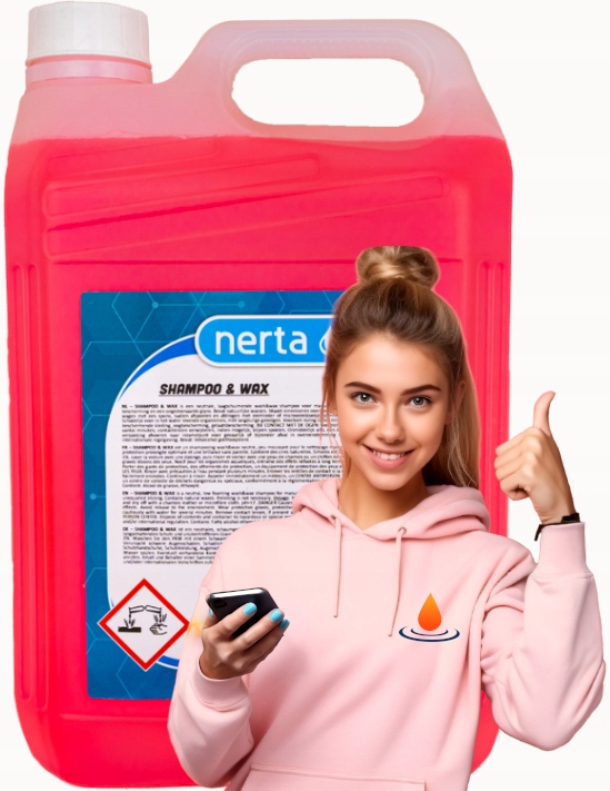 Nerta Shampoo&wax Wydajny neutralny z woskiem