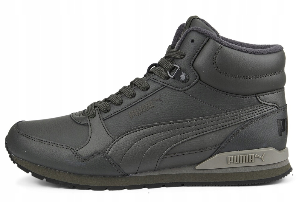 Buty Puma St Runner MID skórzane za kostkę jesień zima ocieplane 45