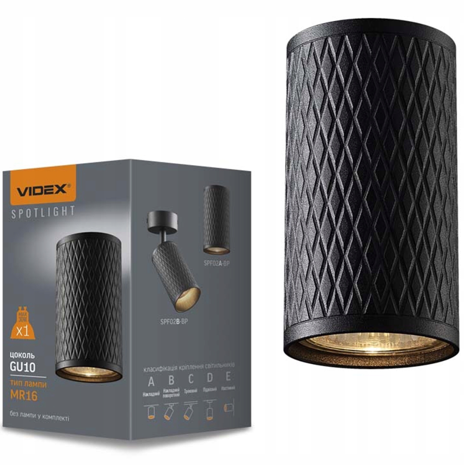 Oprawa Natynkowa Spot Sufitowa Tuba Led GU10 30W