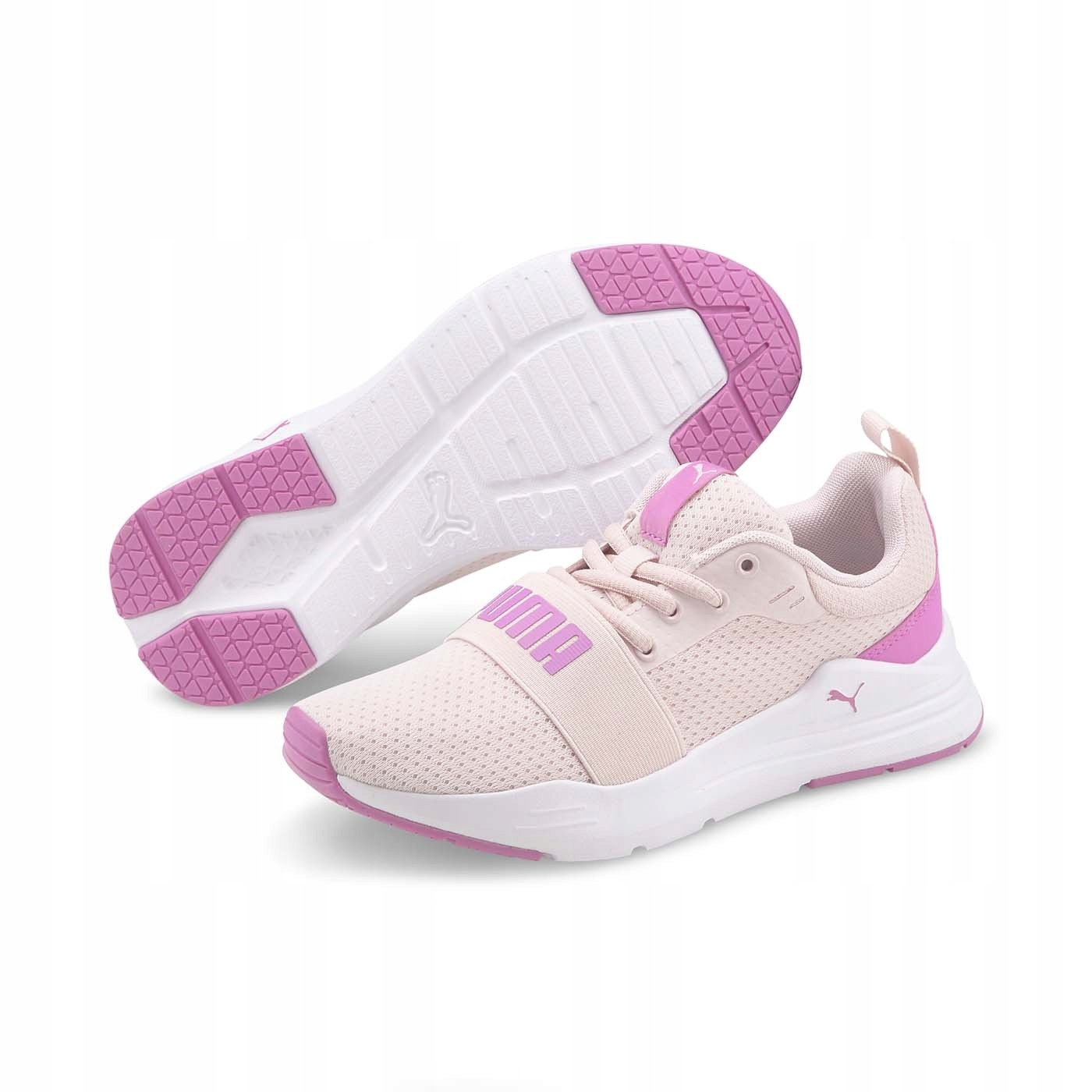 Dziecięce Buty Puma Wired Run Jr Chalk Pink-opera