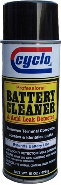 Cyclo Battery Cleaner wykrywa kwas i czyści akumulator 425g DC120