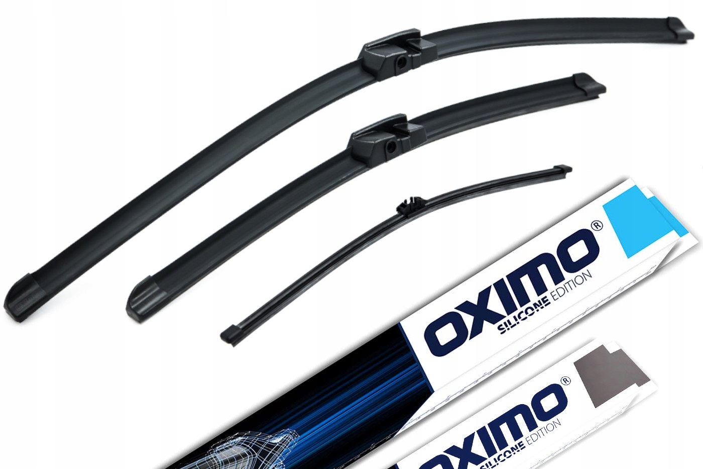 Wycieraczki Oximo Bmw 5 F11 kombi 04.2010- +tył
