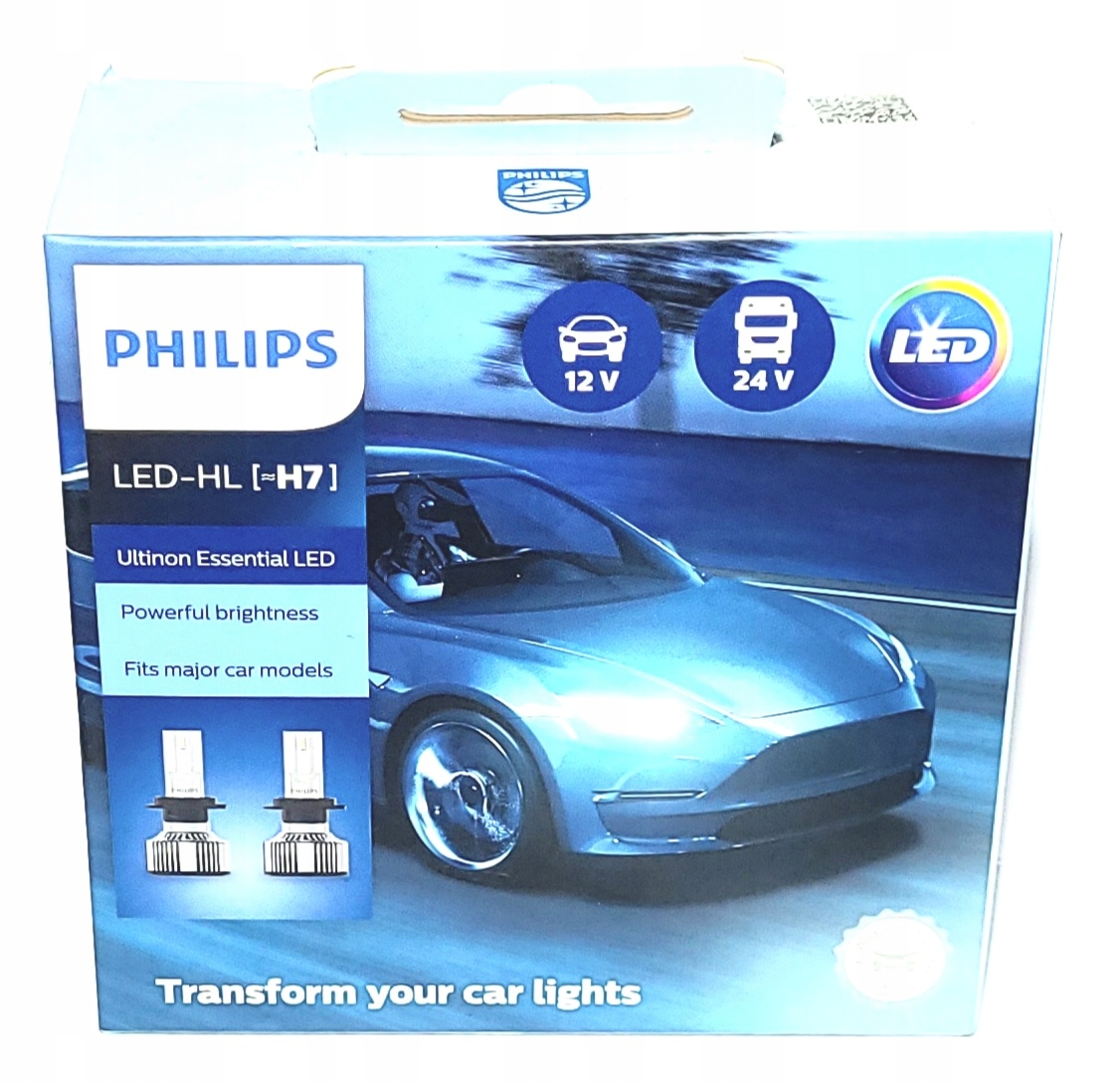 2X Żarówka Philips Led H7 12V 24V 11972UE2X2