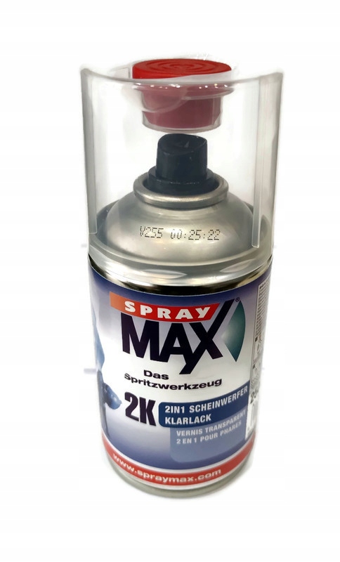 Spray Max 2K Klarlack Bezbarwny Do Lamp 250ML 2IN1