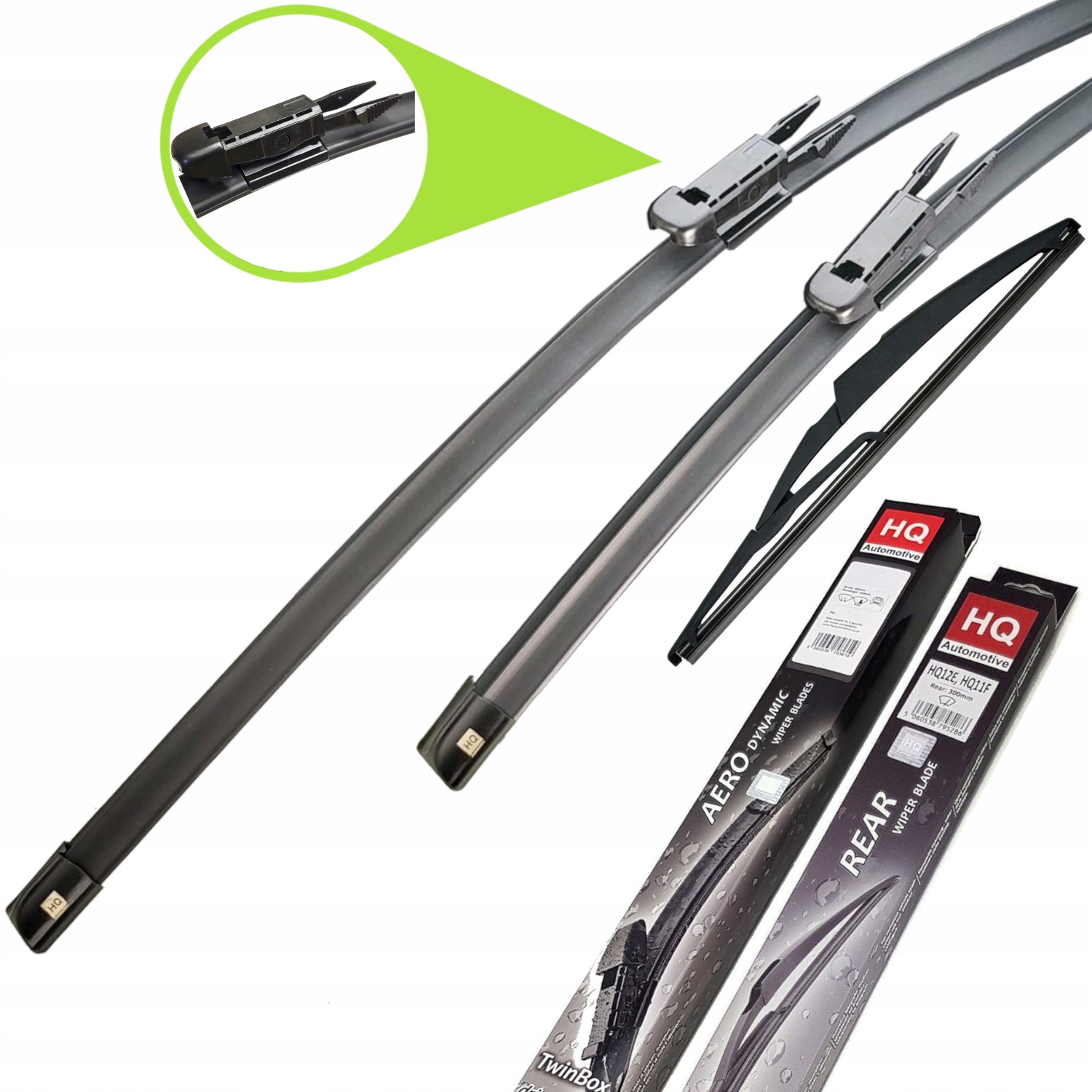 Nissan Qashqai J10 Wycieraczki Przód+tył Pióra Dedykowane Komplet