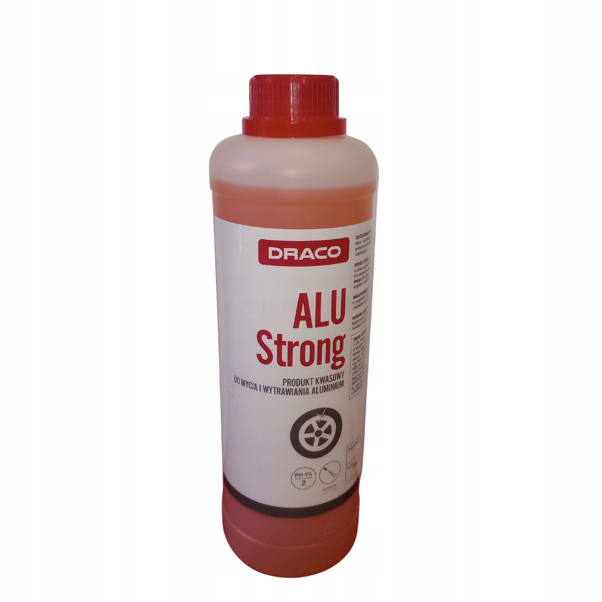 Mocny Kwas do aluminium, felg Draco Alustrong, Alu Strong Koła Aluminiowe