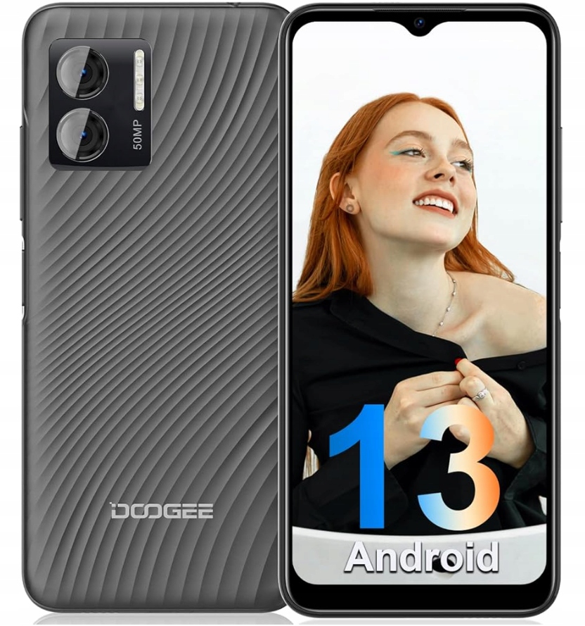 Doogee N50 8GB+128GB 6.52” 4200mAh 50MP 4G/SIM/OTG/GPS Android13