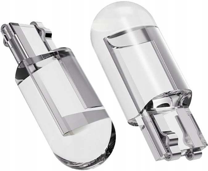 Krystaliczna Żarówka Samochodowa Led W5W T10 Sphere Cob 360' Biała