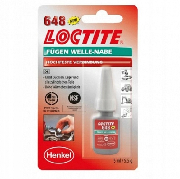 Loctite 648 5ML, Autoryzowany Dystrybutor, Polska Dystrybucja