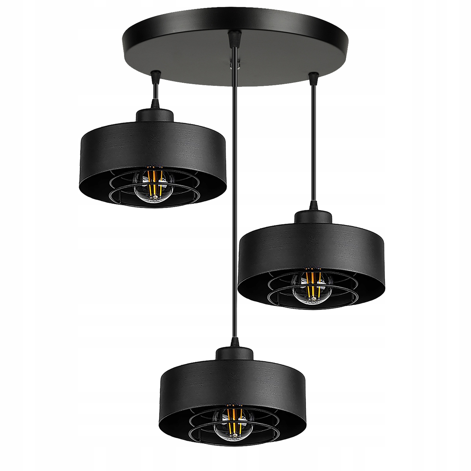 Lampa Sufitowa Led Wisząca Żyrandol Plafon Loft Led