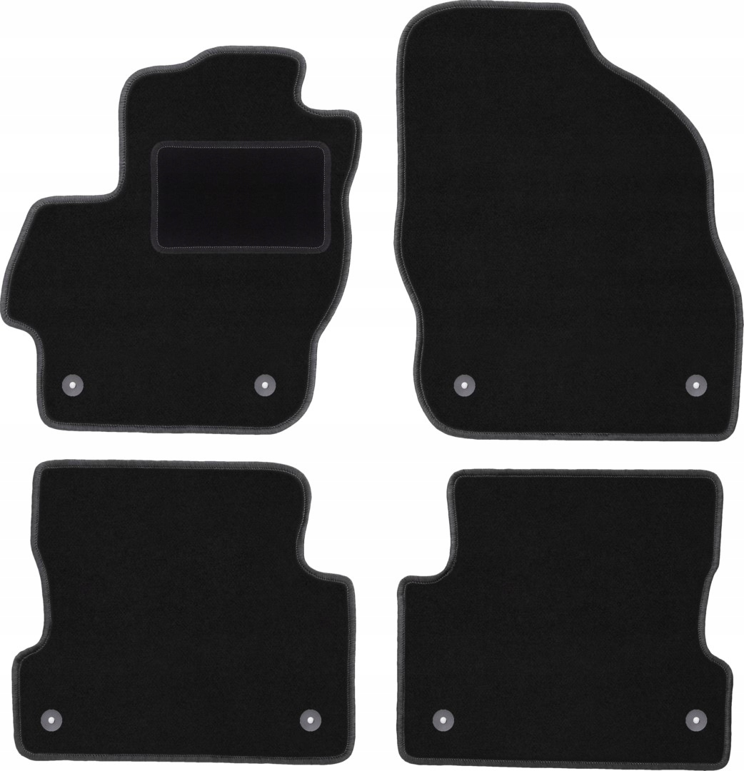 dywaniki czarne do: Mazda 3 II Bl hatchback, sedan 2008-2013