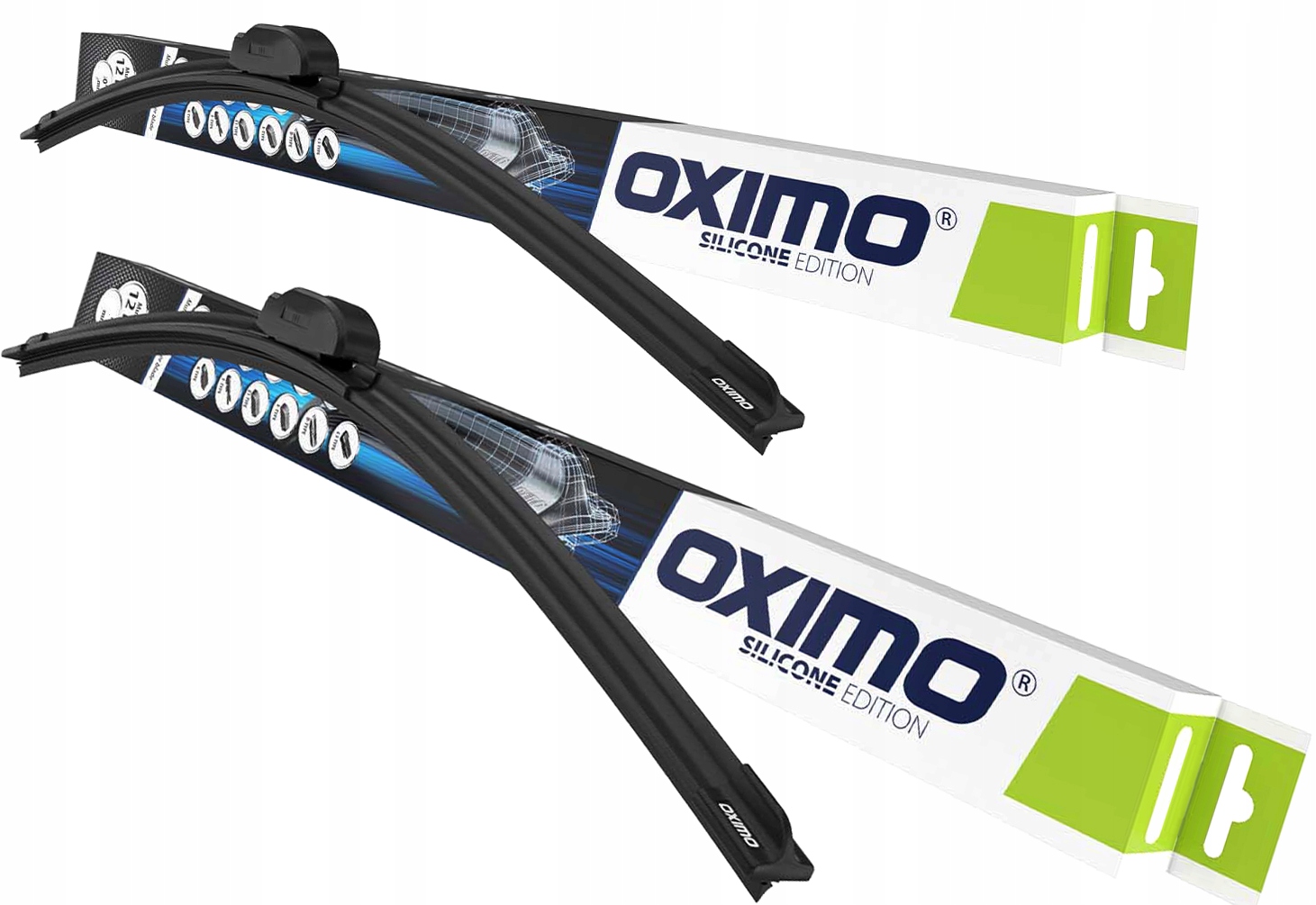Oximo Zestaw Wycieraczki Multitype 60 cm 45 cm