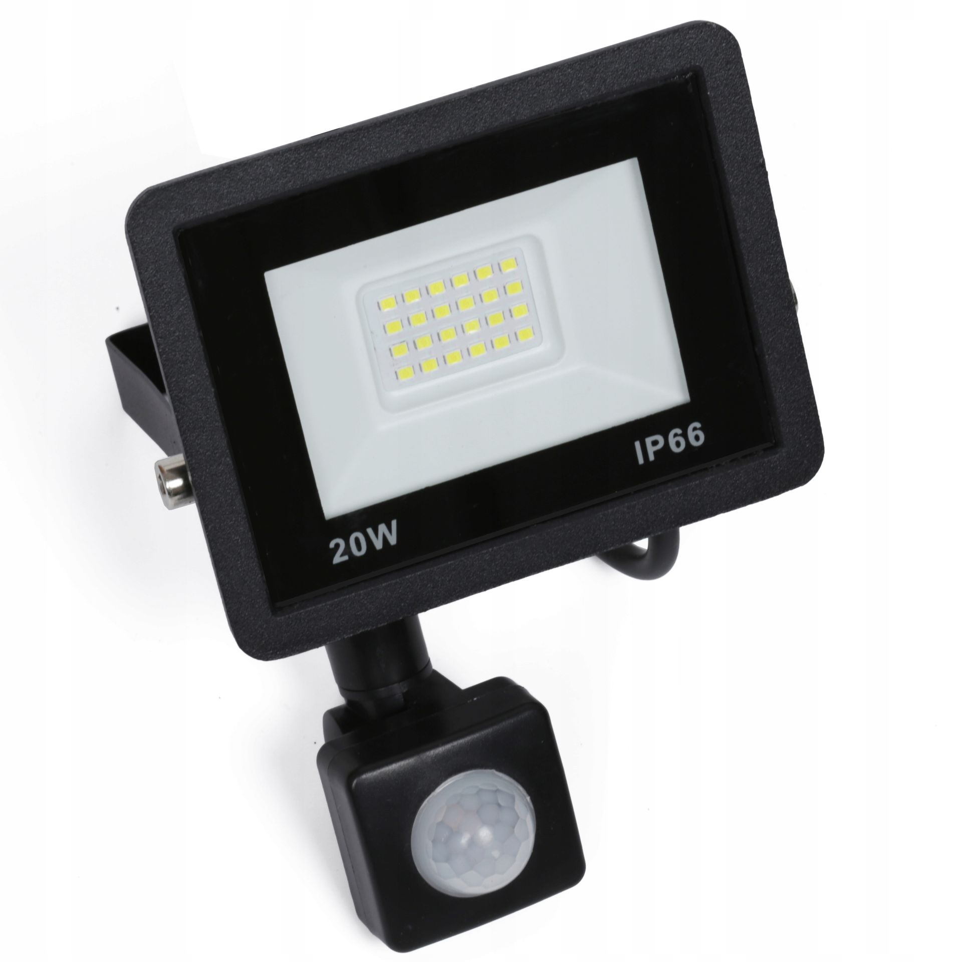 Halogen Led 20W Naświetlacz Lampa Z Czujnik Ruchu