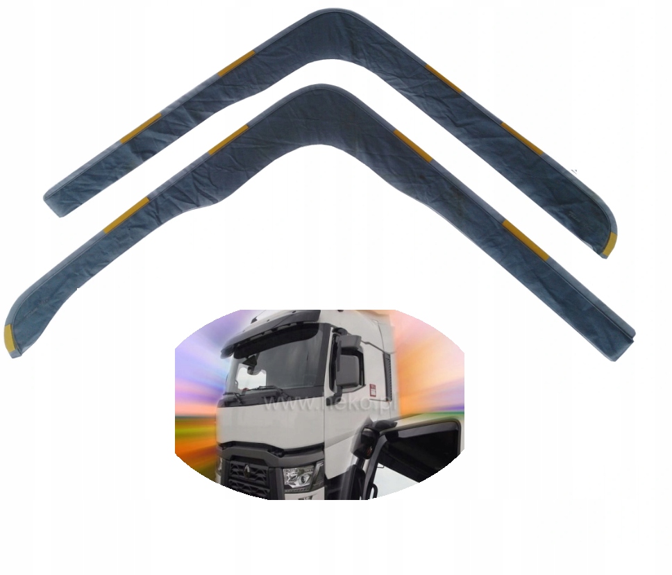 Owiewki szyb bocznych Renault Gama T, K od 2013r.