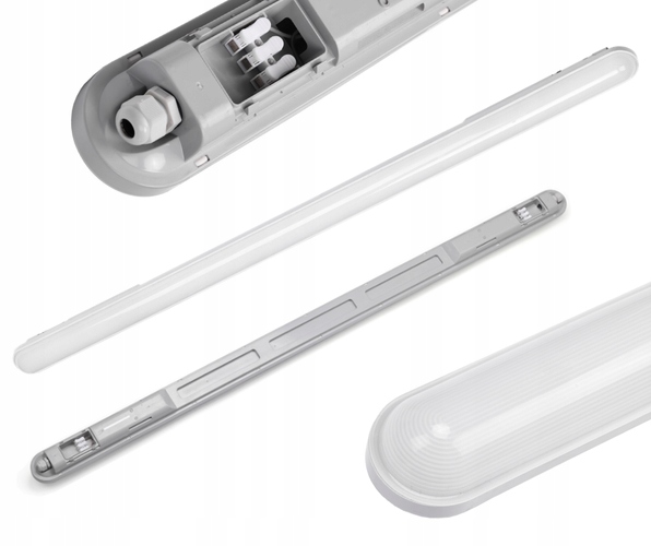 Oprawa Lampa Sufitowa Hermetyczna IP65 Led Gin 36W 120cm 3850lm 4000K