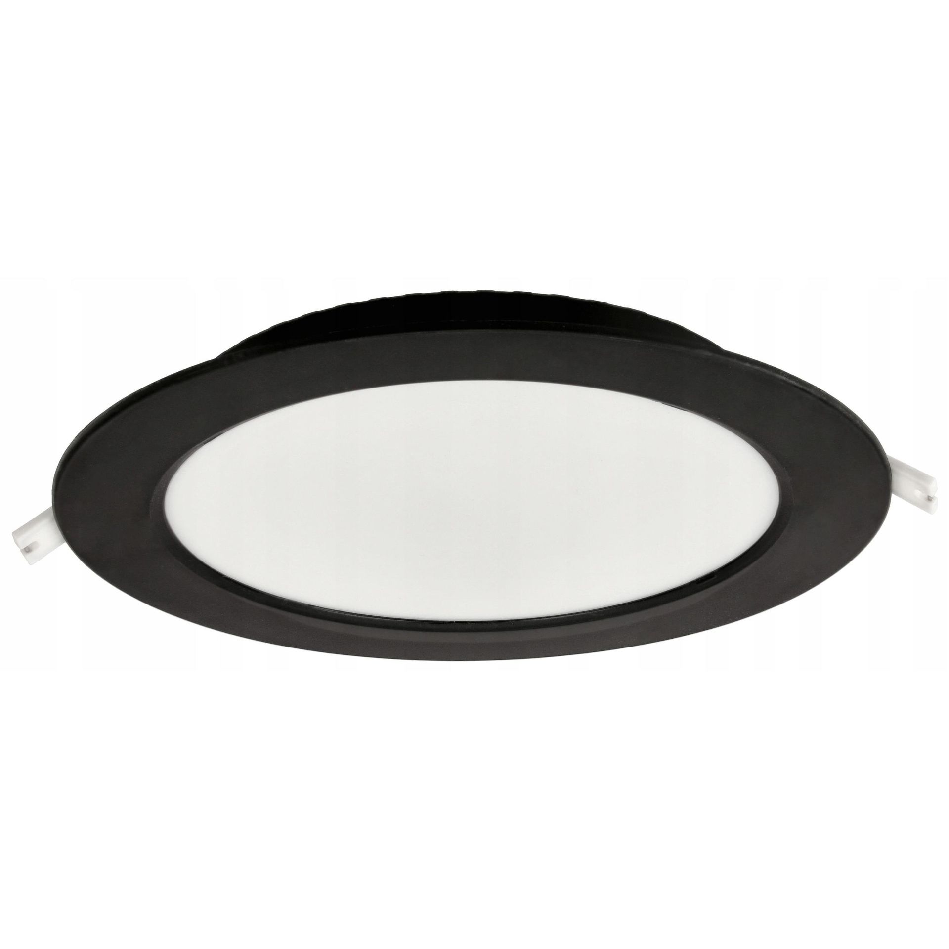 Downlight P/t Okrąg 12W 4000K Czarny DL-1