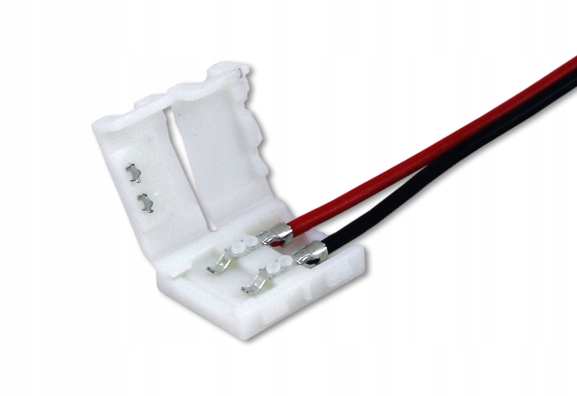 Złączka Led Zacisk Zatrzaskowa Z Kablem Zaciskowa Do Taśm Led 10 mm