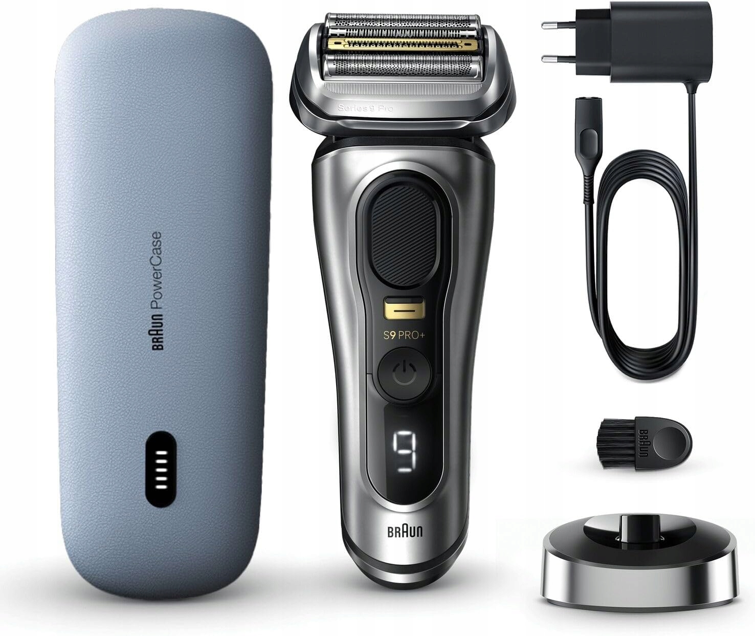 Golarka Trymer Braun Series 9 Pro+ 9527s +etui Ładujące +podstawka Pro