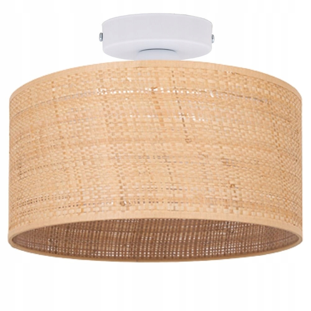 Skandynawska Lampa Sufitowa Plafon Ratan 30CM