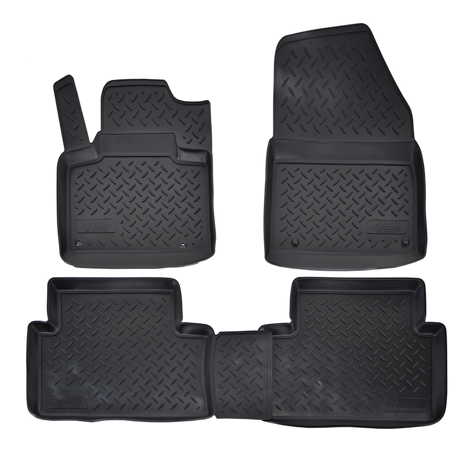 Citroen C5 X7 2008-17 Dywaniki Gumowe Korytka