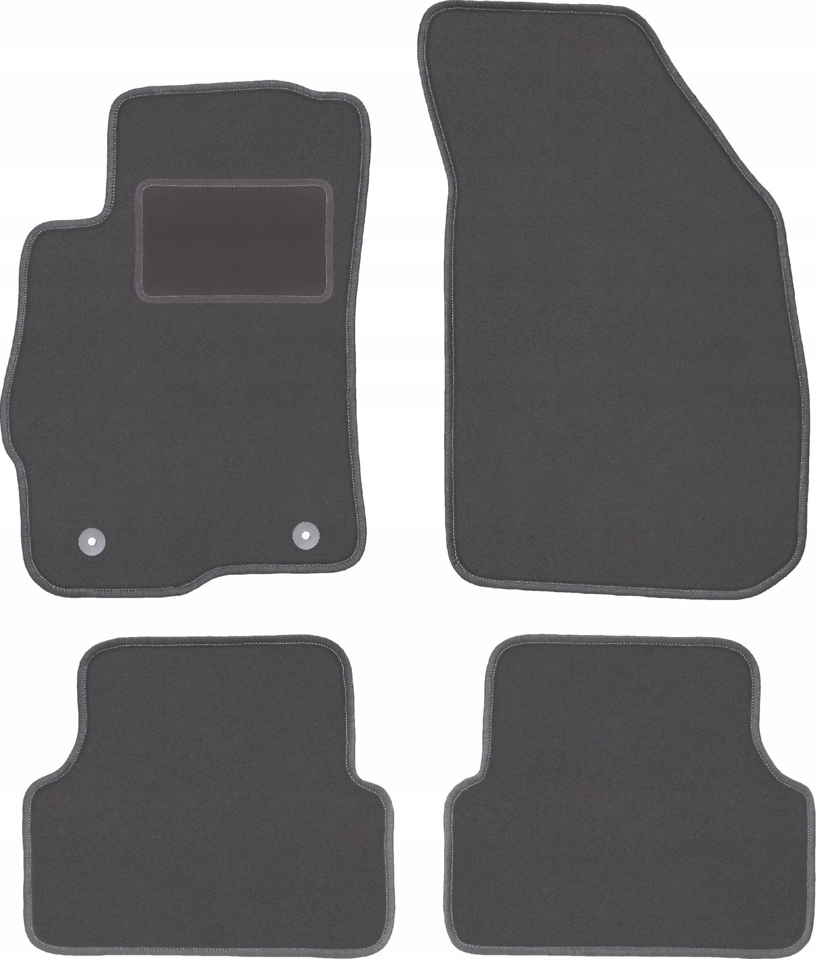 dywaniki Carlux grafit: Chevrolet Aveo II T300 hatchback, sedan 2011-