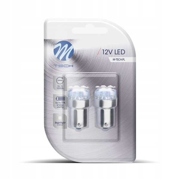 Żarówka dioda BA15S 9 Led Biała 12V 5W LB033