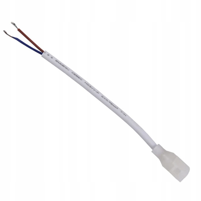 Kabel Zasilający Do Taśmy Led 2835 Cob Ciętej Co 10CM Zasilacz