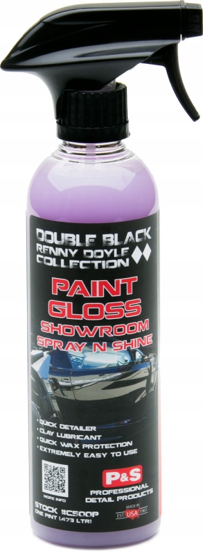 P&s Paint Gloss Spray n Shine Showroom Quick Detailer nadaje szklistość