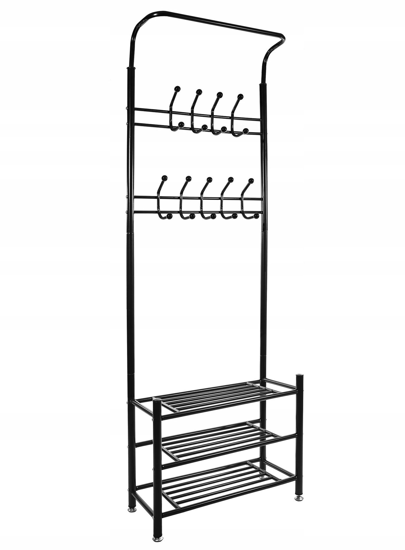 Wieszak Stojak Metalowy Półka Na Ubrania Buty Loft