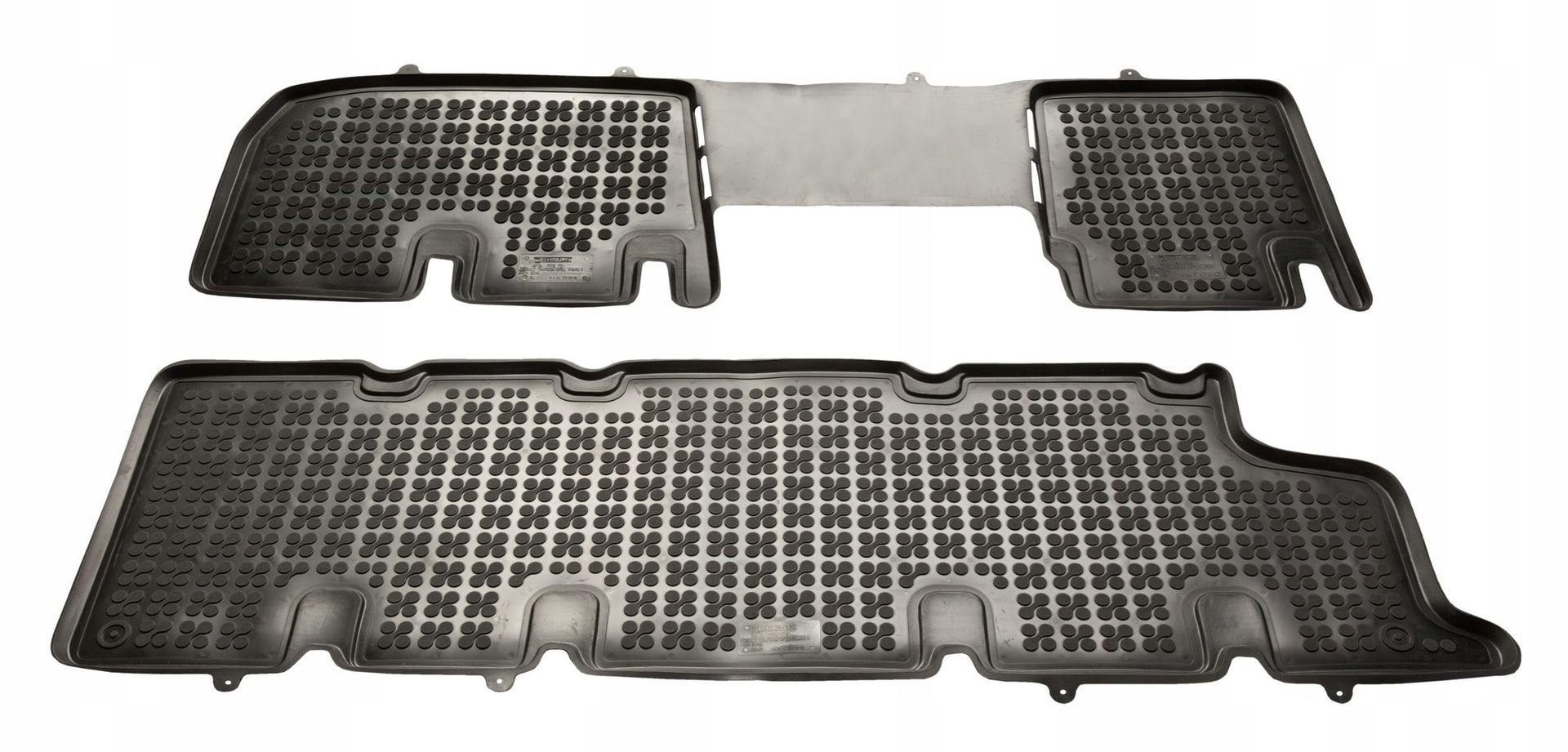 Dywaniki gumowe Renault Trafic 2014- 2+3 rząd naw Fiat Talento 2016-2020