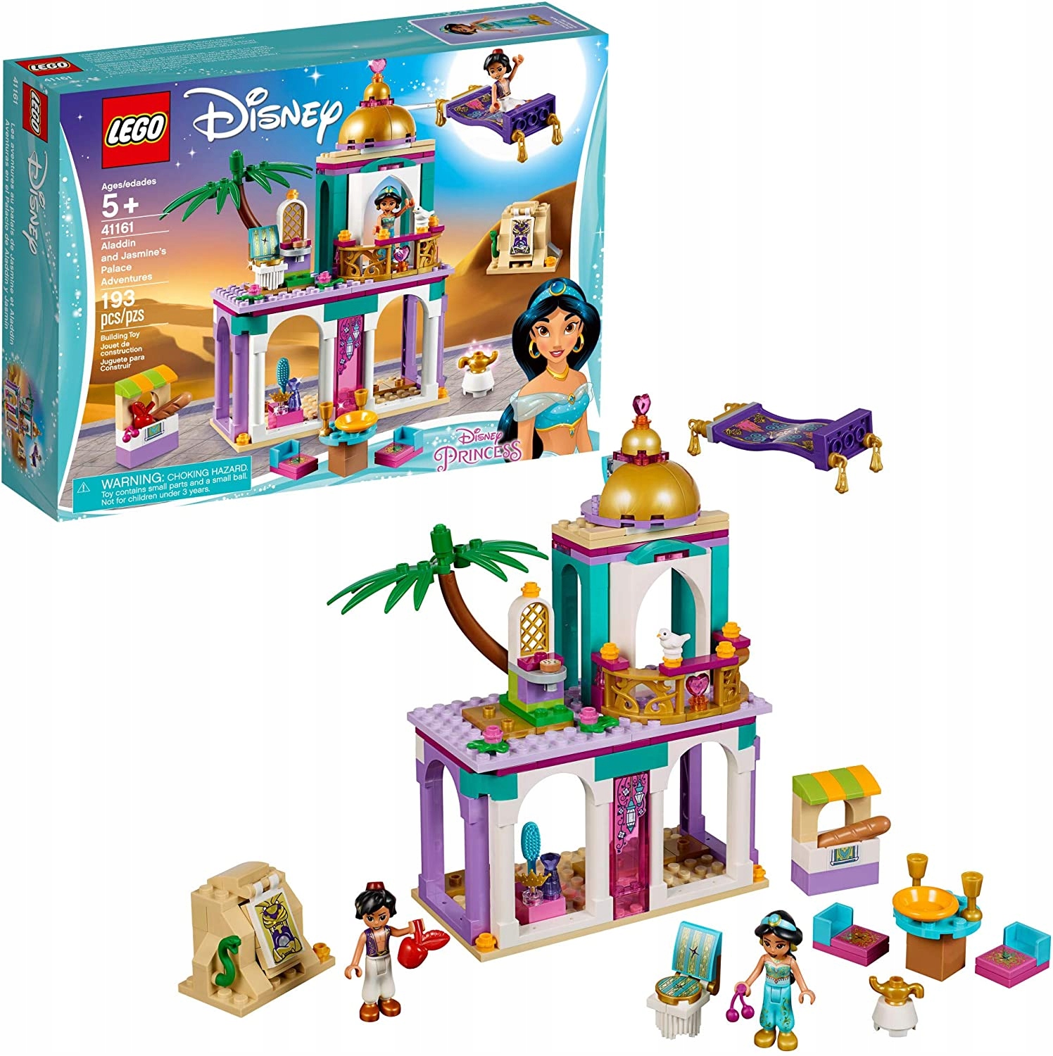 Lego Disney 41161 Pałacowe przygody Aladyna i Dżasminy