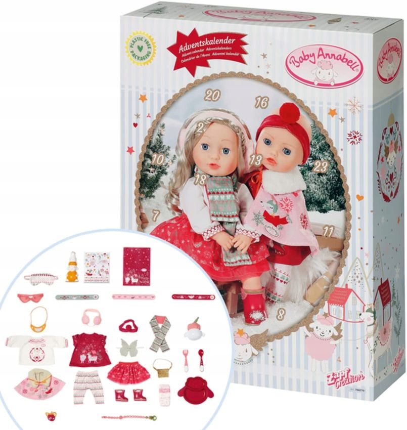 Baby Annabell 706770 Kalendarz adwentowy akcesoria