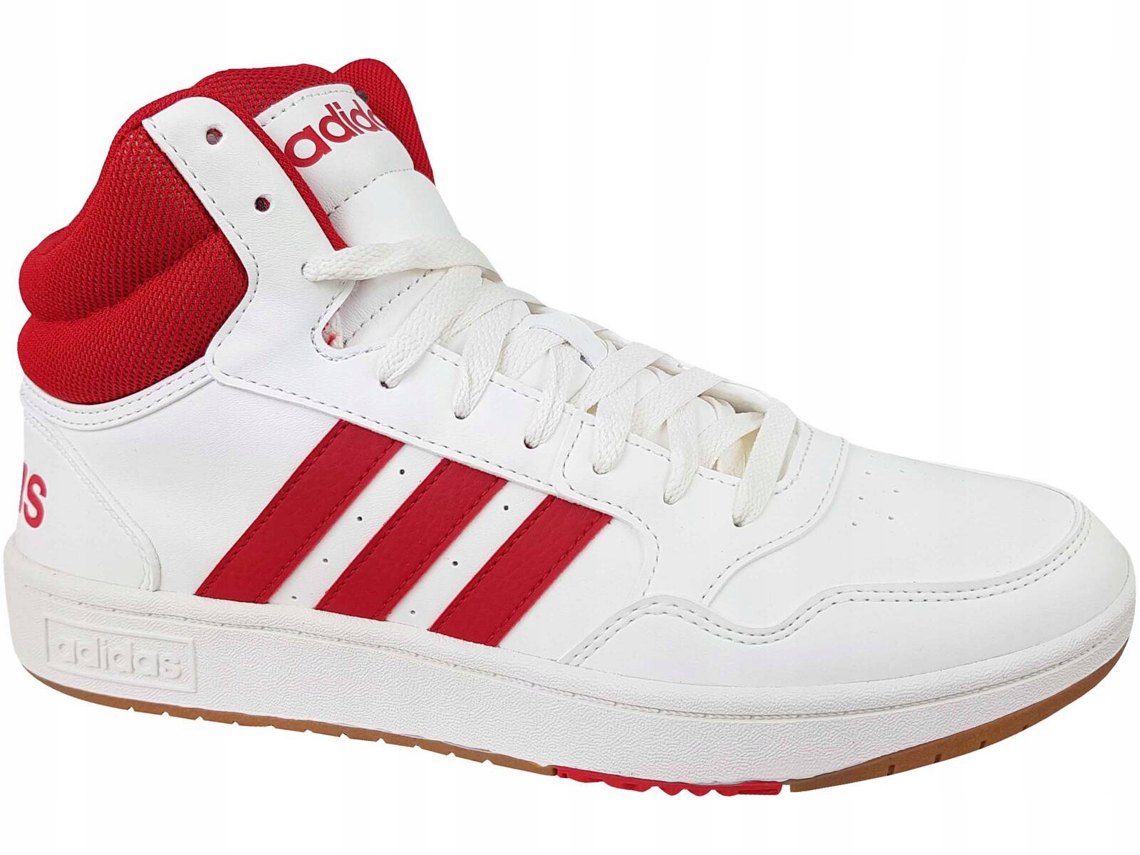 Adidas Hoops MID IG5569 Buty Wysokie Trampki Białe