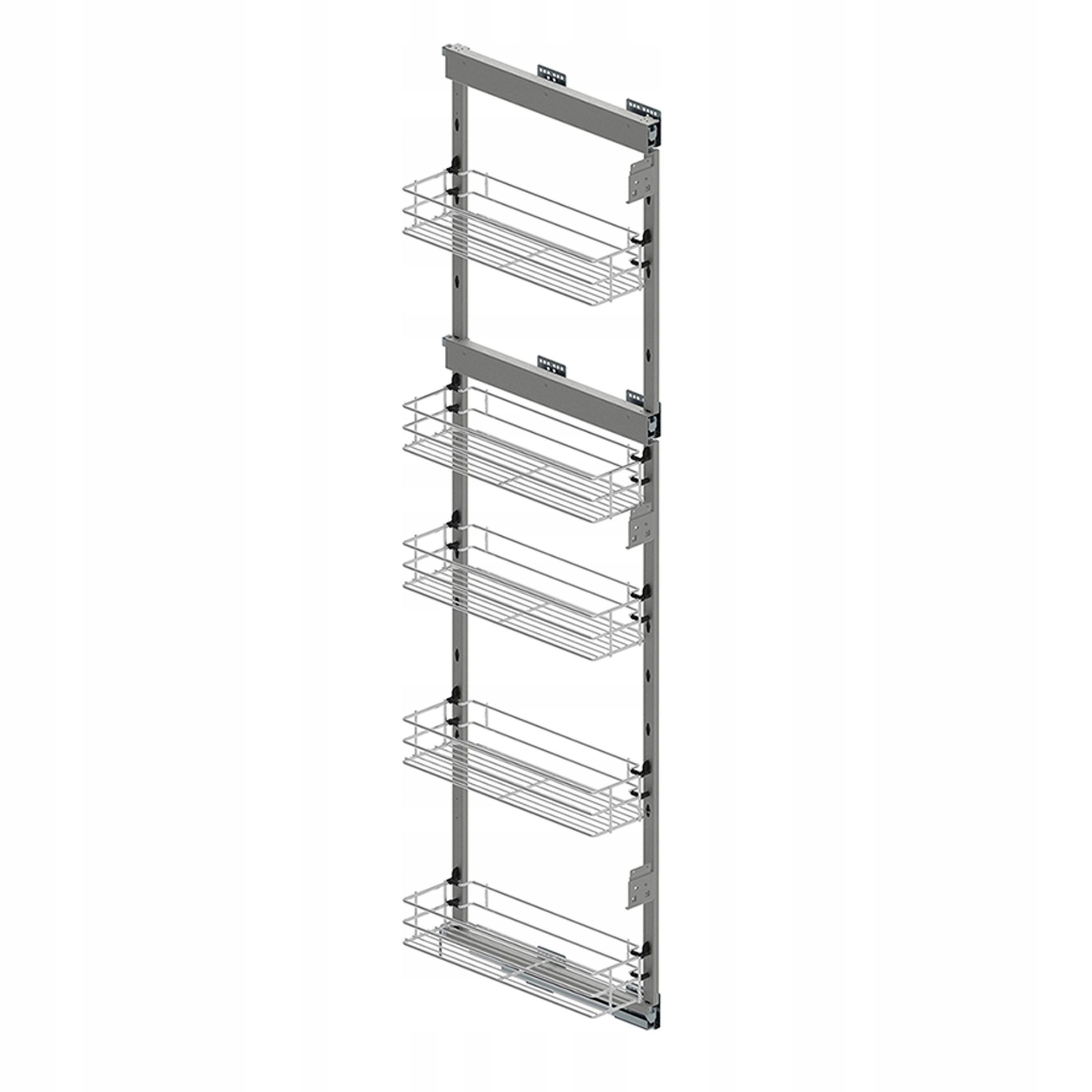 Kosz Cargo Maxi 15 Do Szafki 15 CM WYS.1700 Cichy Domyk Chrom Rejs Prawe
