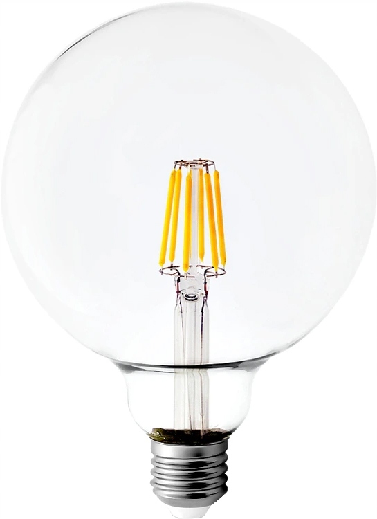 Energooszczędna Żarówka Led E27 Filament 8W Edison Ozdobna G125