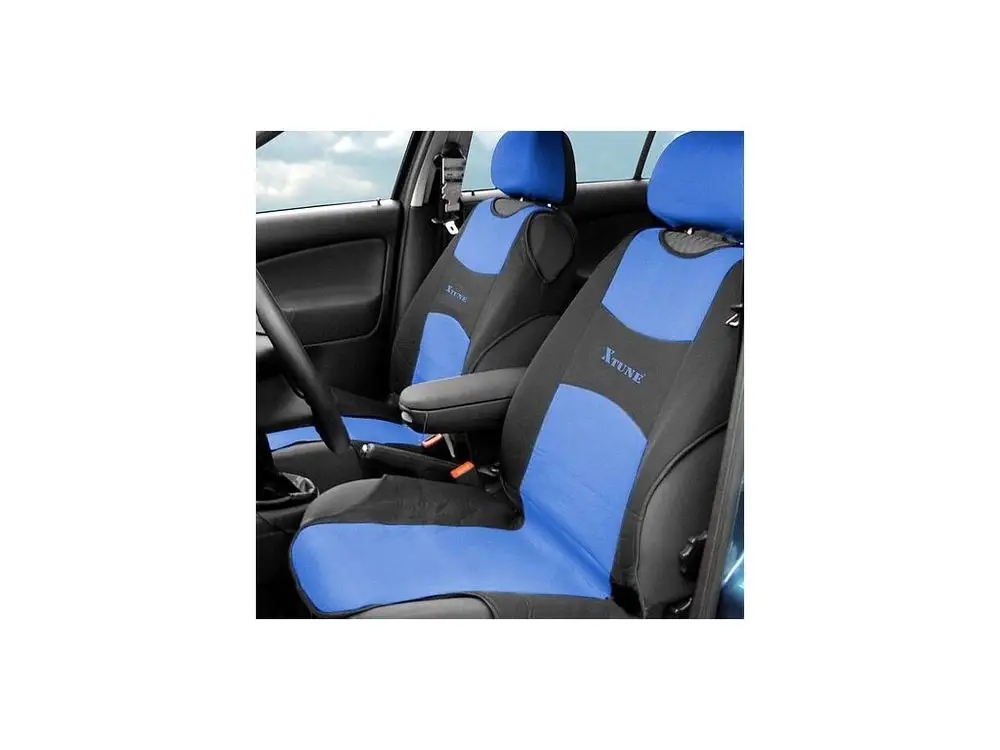 Fotel bujany Compass odcienie niebieskiego